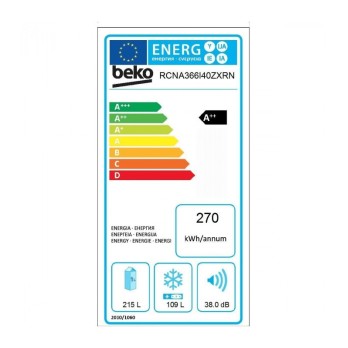 REF COMBI BEKO RCNA366I40ZXRN 