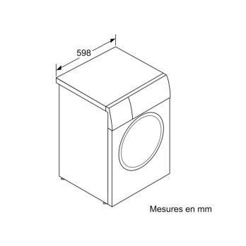 LAVE-LINGE FRONTAL BOSCH WAJ28077FF 