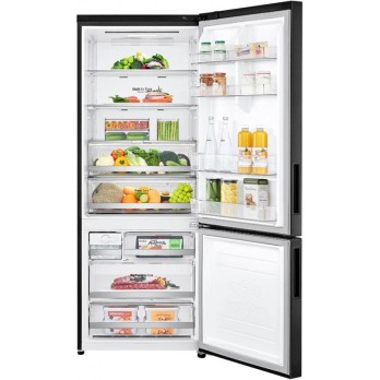 RÉFRIGÉRATEUR COMBINÉ  LG GBB569MCAZN NOIR