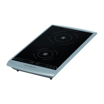 RECHAUD INDUCTION DOMINO WHITE & BROWN PC493