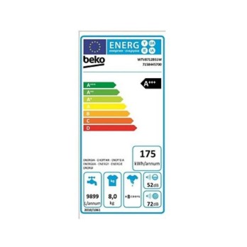 LL FRONT 8KG BEKO WTV8712BS1W 